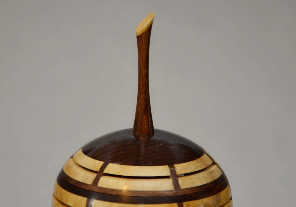 Manitoba Maple Segmented Vase Lid